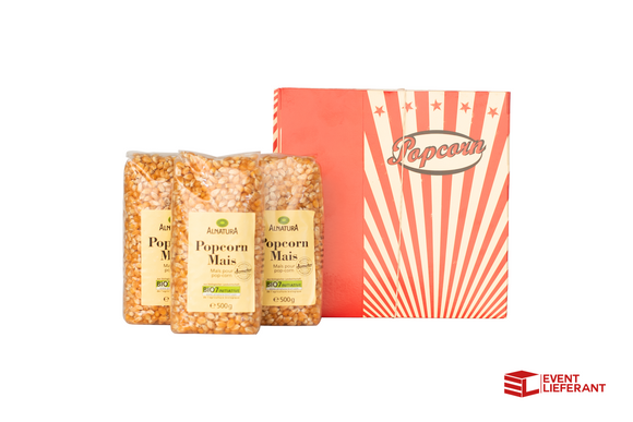 Popcornmais - Popcorntüten für 50x Portionen