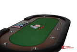 XXL Pokertisch inkl. Pokerkoffer mit 500 Laserchips