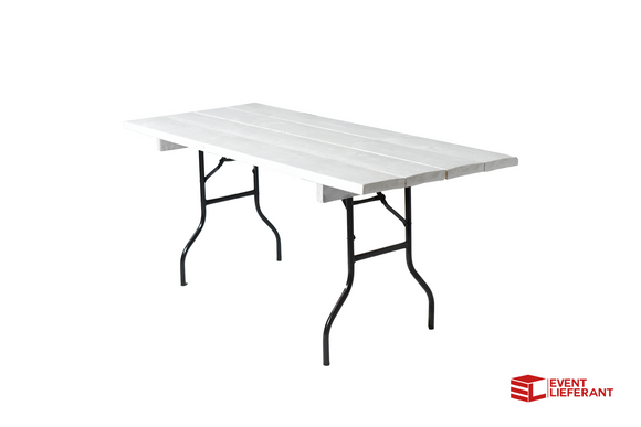 Tisch ,,Natur Weiß'' 180x75cm