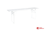 Bierzeltgarnitur Tisch Weiß 220x50cm